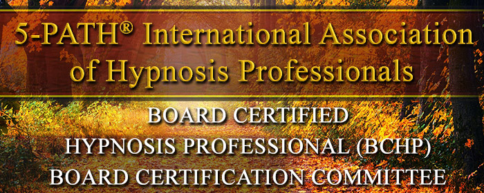 5-PATH® IAHP - Board Certified Hypnosis Professionals - Board Certification Committee Banner Image